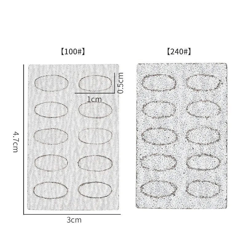 Stainless Steel Horseshoe  Ferro di cavallo in acciaio inossidabileSpingitore per cuticole delle unghieCarta abrasiva per cuticole tondaRimozione bastoncini per manicureStrumento Nail ArtLevigatura superficiale