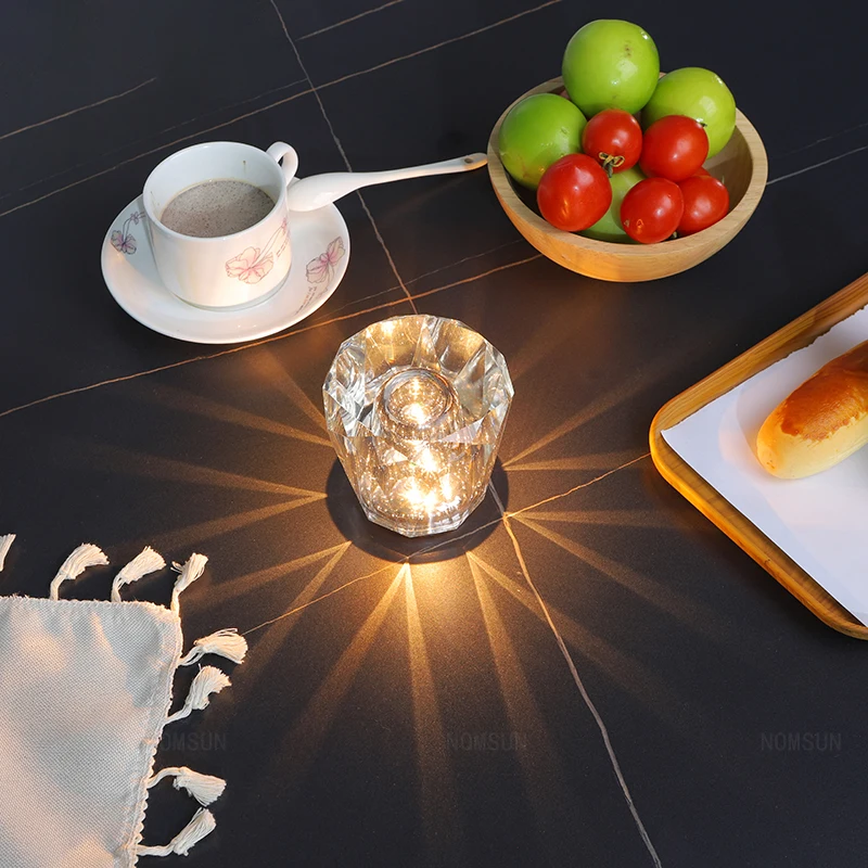 Lámpara de mesa led recargable portátil, luz de ambiente de noche, decoración de habitación, decoración de boda, escritorio de dormitorio, regalo de vacaciones de halloween