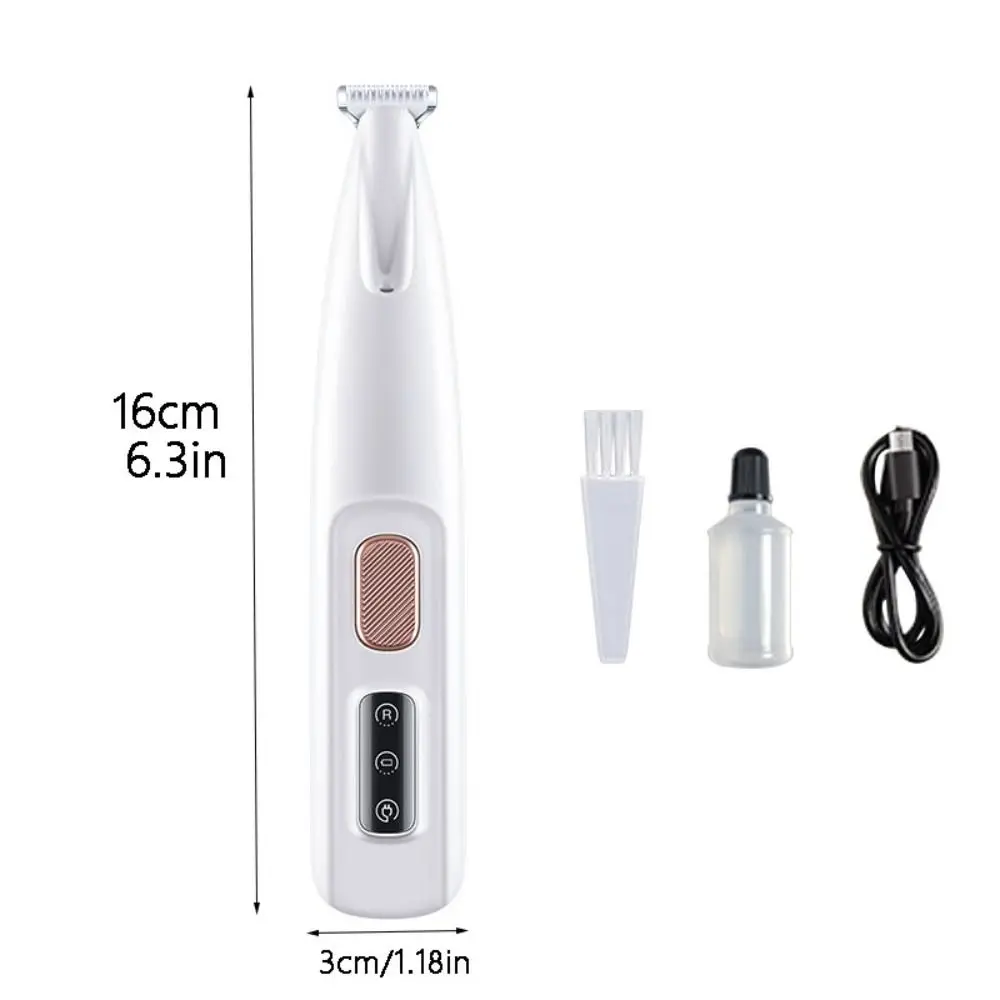 Elektrische Hund Haar Trimmer Smart Display Wasserdicht Pet Fuß Rasierer USB Aufladbare Haar Reparatur Pet Paw Trimmer Klaue Haar