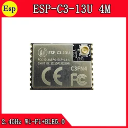 ESP-C3-13U ESP-C3  WiFi+ BLE5.0  2.4GHz WiFi Wireless Dual ESP32-C3 smart home  tuya smart home  smart life