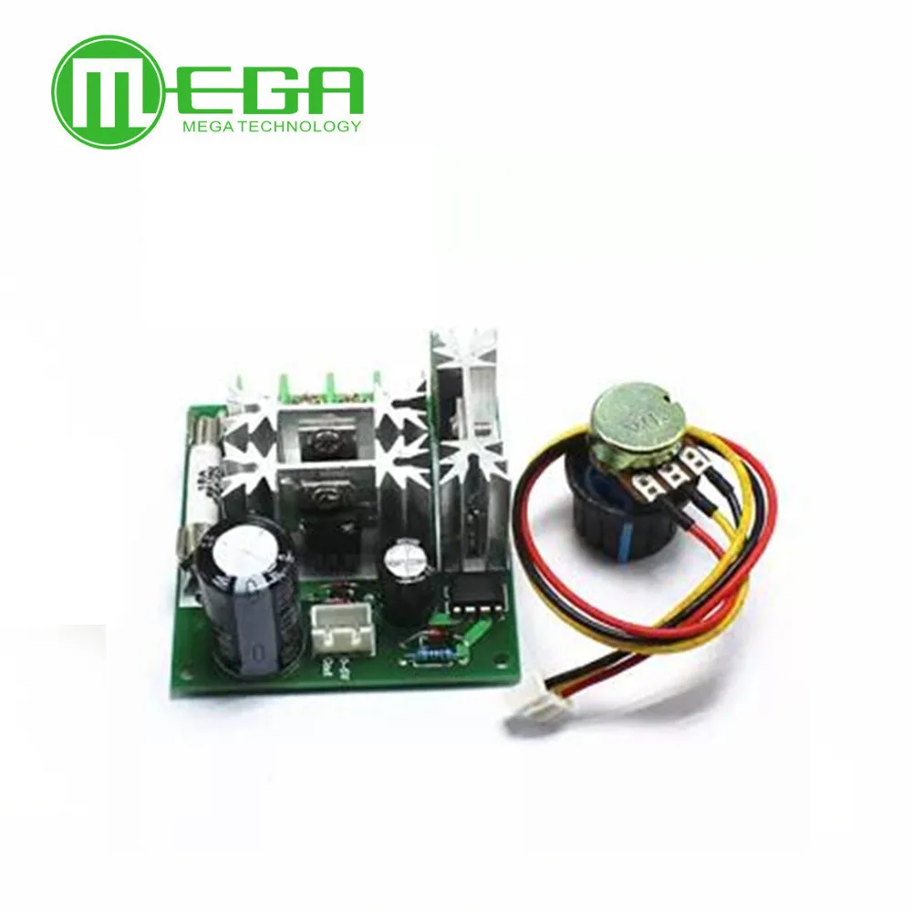 DC 6V-90V 15A DC Motor Speed Controller Stepless Speed Regulation Pulse Width PWM DC 12V 24V 36V 48V 1000W Automation Kits