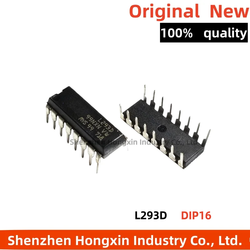 10 pieces of L293 L293D L293B stepper driver chip/driver+four diode DIP-16