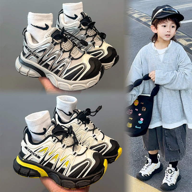 

2025 New Boys High Quality Sneakers Breathable Boys Girls Single Shoes Models Soft Casual Children Running Shoes Детская Обувь