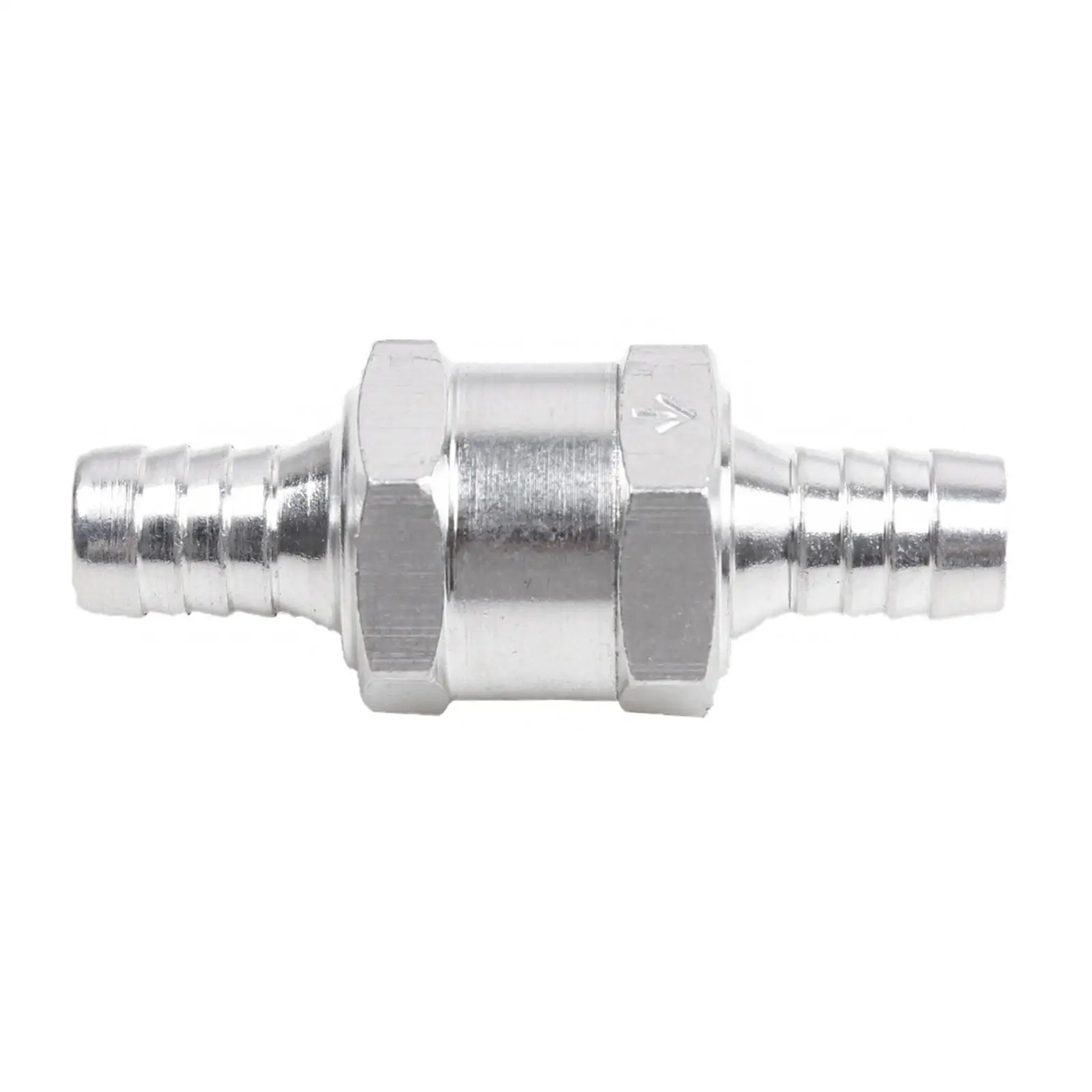 

Metal Non Return Fuel Check Valve with Hose Clamps Aluminium Alloy for Automobile Motorcycle Ship Helicopter