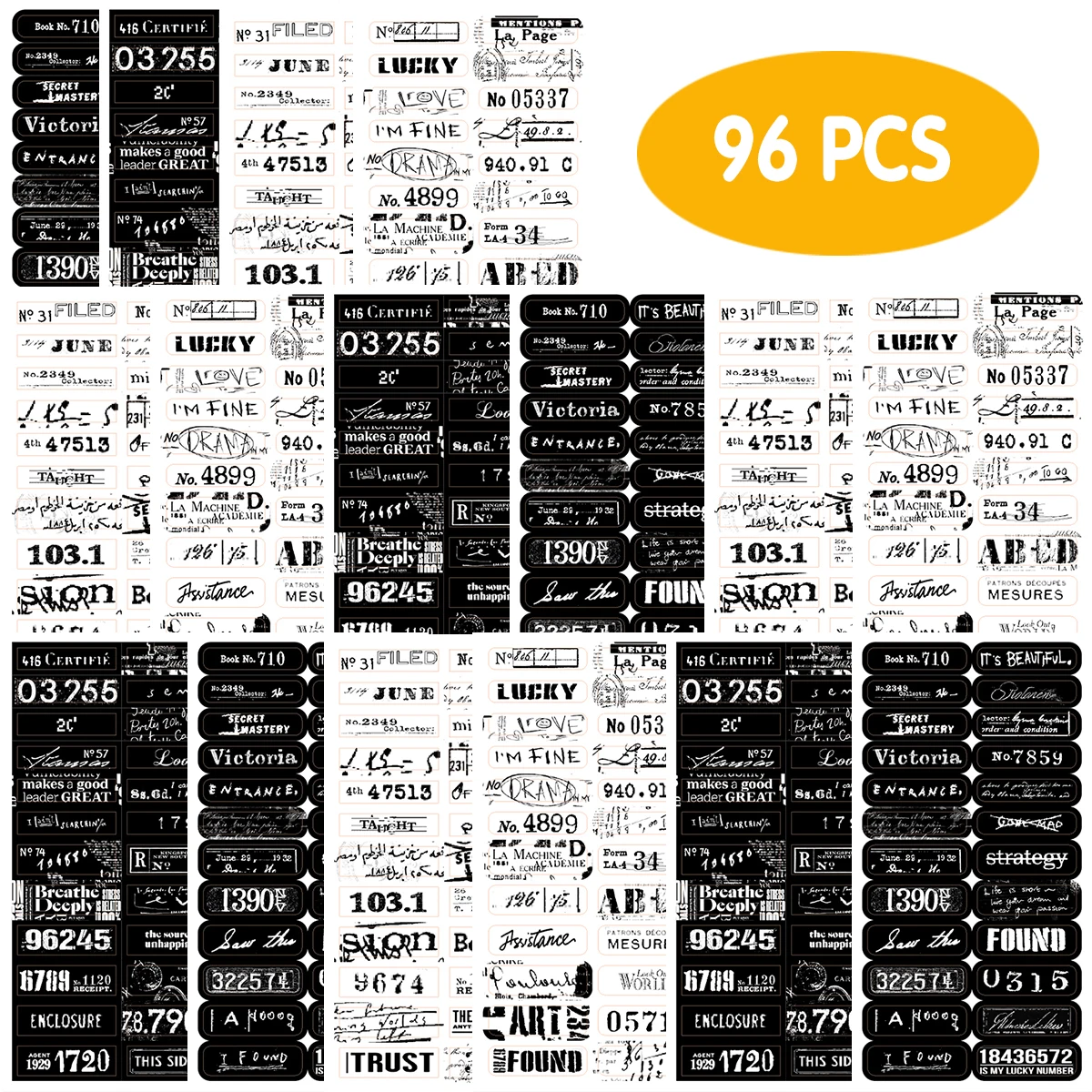 

4 листа, черно-белые полоски, наклейки для чехлов для телефонов, украшения печать, этикетки, аксессуары для мотоциклов, сумки, домашний декор