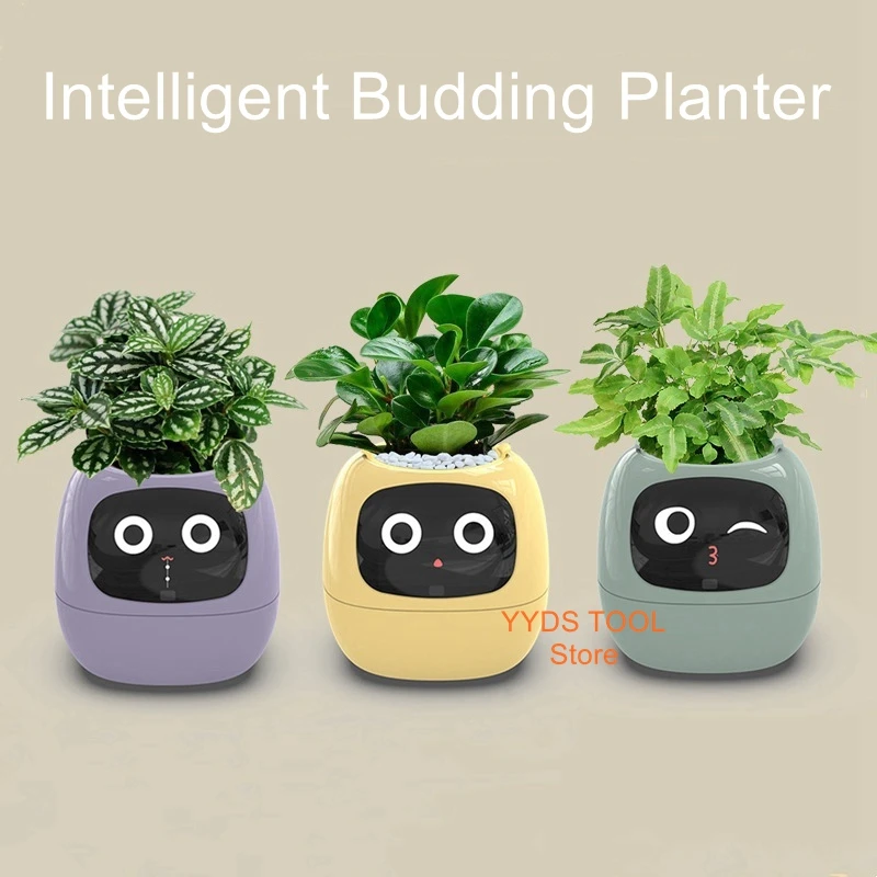 Automatic water-absorbing flower pots environmental protection no watering resin flower pots plastic flower pots