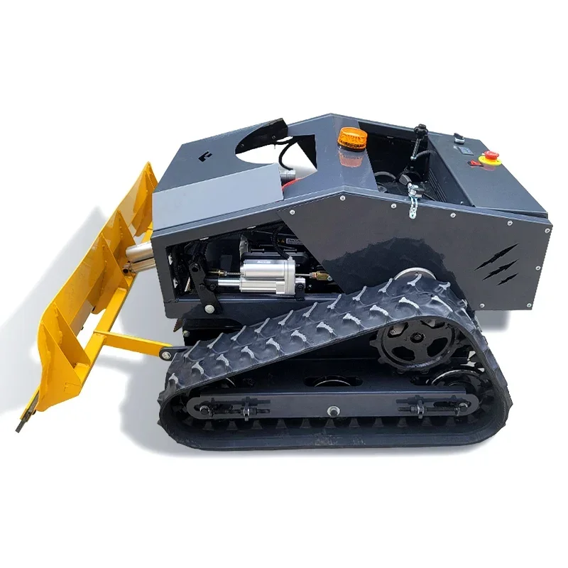 CE 24V 200AH Remote Control Gas Robot Snow Plow Mini 6WD Snow Plow Machine