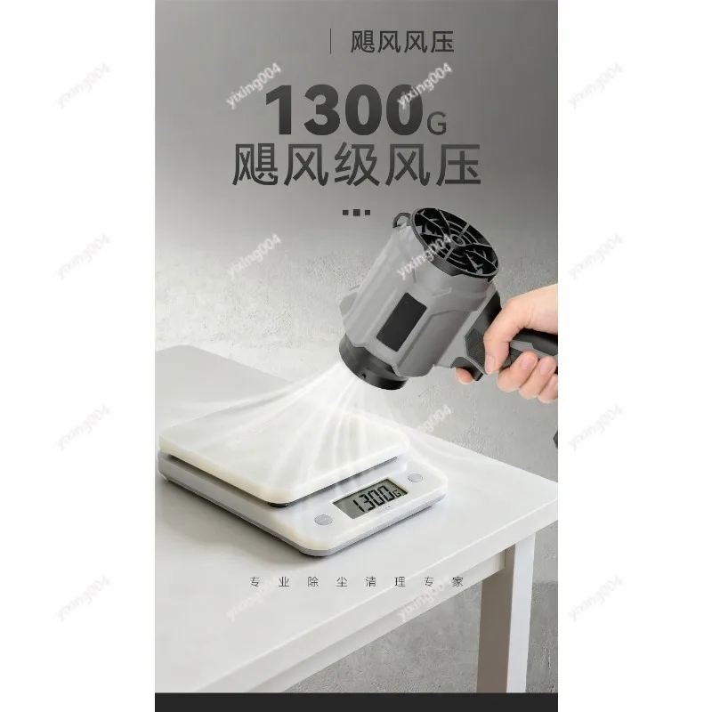 Industrial Turbo Fan Blower, Portable Lithium Air Duster for Dust Cleaning and Snow Removal