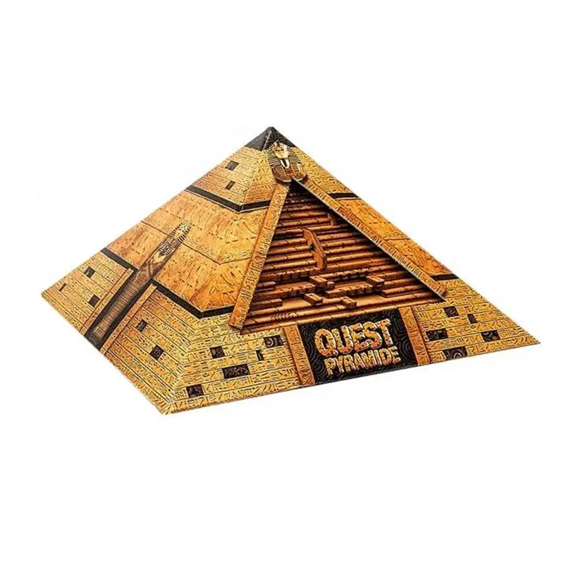 Pyramid Puzzle Box Escape Room Brain Teasers Puzzles for Adults Teenagers Box Puzzles with Hidden Compartment