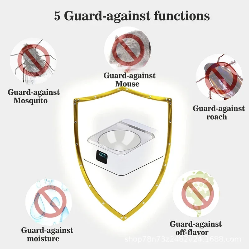 

Интеллектуальная кормушка для кошек и собак, инфракрасный датчик, миска для собак, автоматическое открытие, крышка, контейнер для хранения еды, защита от мыши, товары для домашних животных