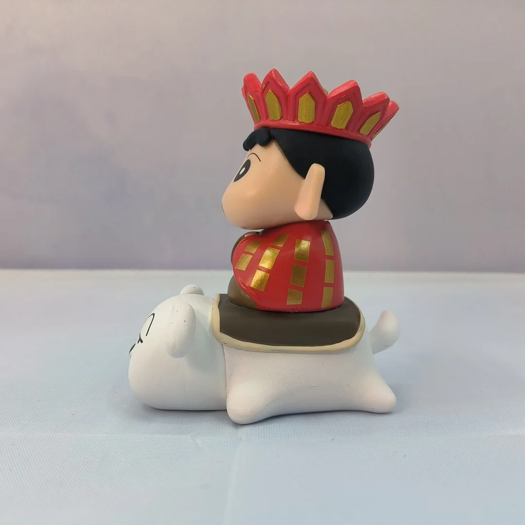 Crayon Shin-chan Cos Tang Monk Rding A White Loong Horse Xiaobai Jigong Buddha Car Ornament Animation Creative Hand Figure, nuevo