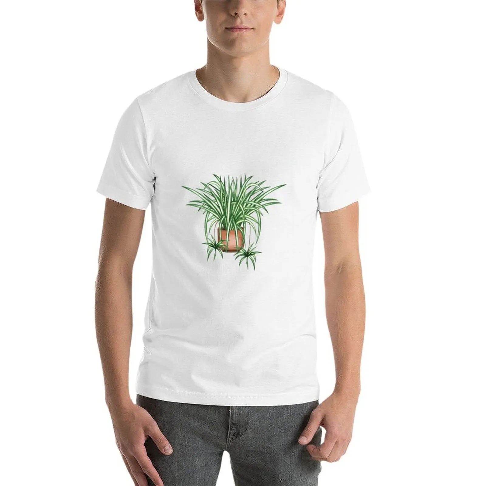 تي شيرت Spider Plant تي شيرت جرافيك للرجال تي شيرت G Man للرجال تي شيرت قطني #4