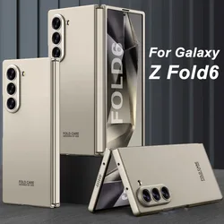 GKK Ultra-thin Armor Plastic Case For Samsung Galaxy Z Fold 6 Camera Protective Shockproof Matte Cover For Galaxy Z Fold 5 Case