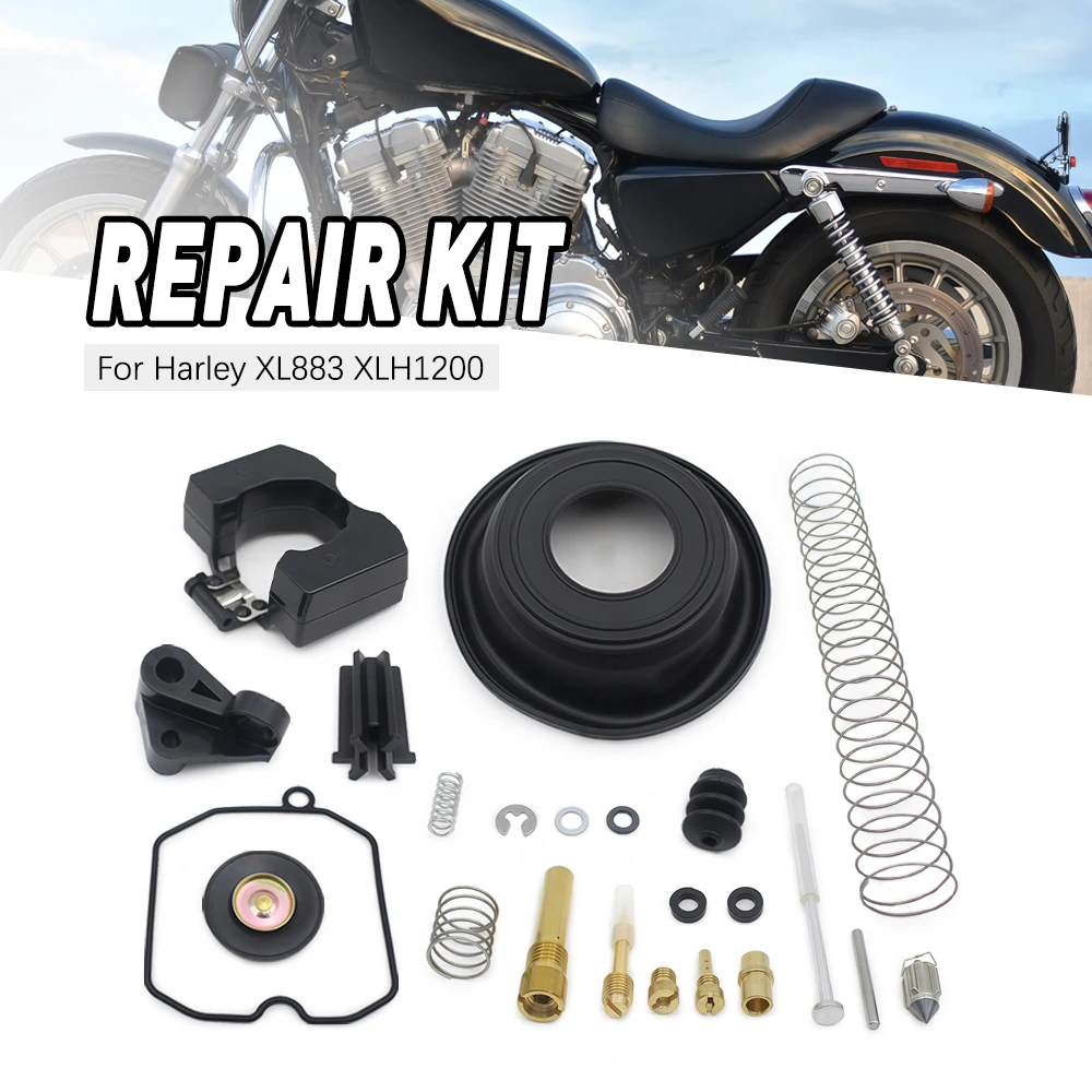 

Motorcycle 1 Set Carburetor Repair Fix Kit Rebuild Tool For Harley Davidson CV40 27421-99C CV 40 Carb