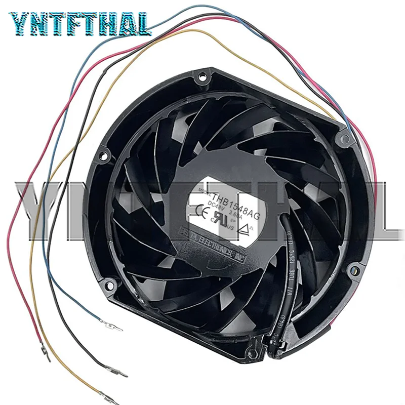 Ventilador de refrigeração usado bem testado, THB1548AG FAN, 172X50.8MM, 3.6A, 48VDC