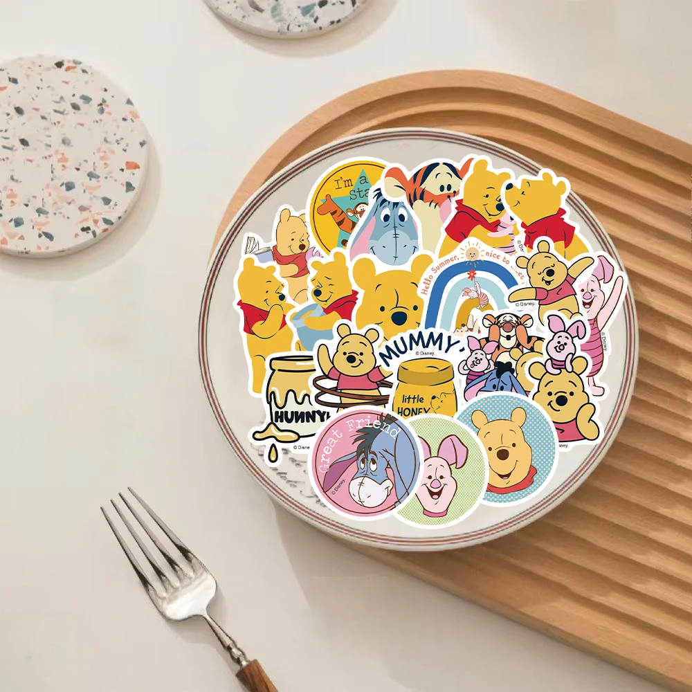 50 قطعة ديزني أصدقائي تيجر بوه ملصق مقاوم للماء سكرابوكينغ الكتابة على الجدران الهاتف المحمول الأمتعة حقيبة السيارة Pegatinas الشارات