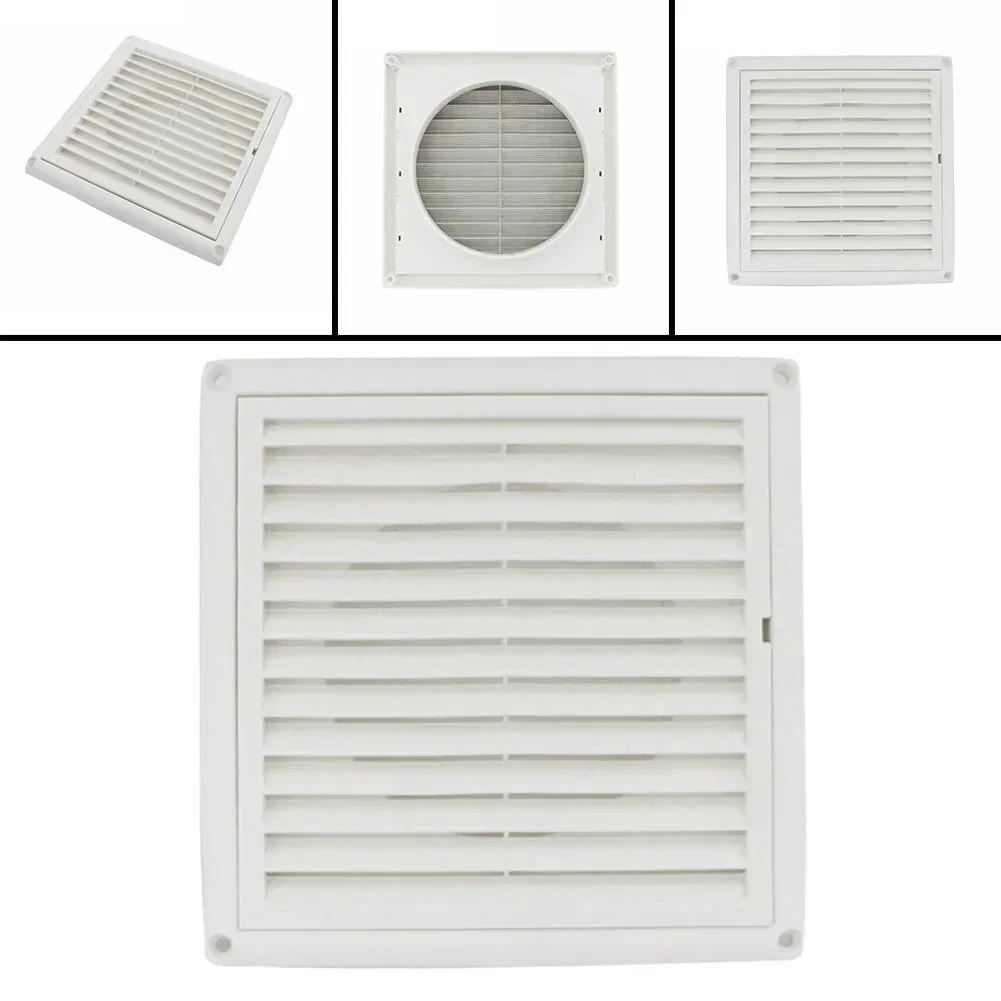 Anti-mosquito Net Grille Vent Ventilation Exhaust White Air Vent Anti-aging Louver Exhaust Hood Exhaust Hood Grille Vent Grille