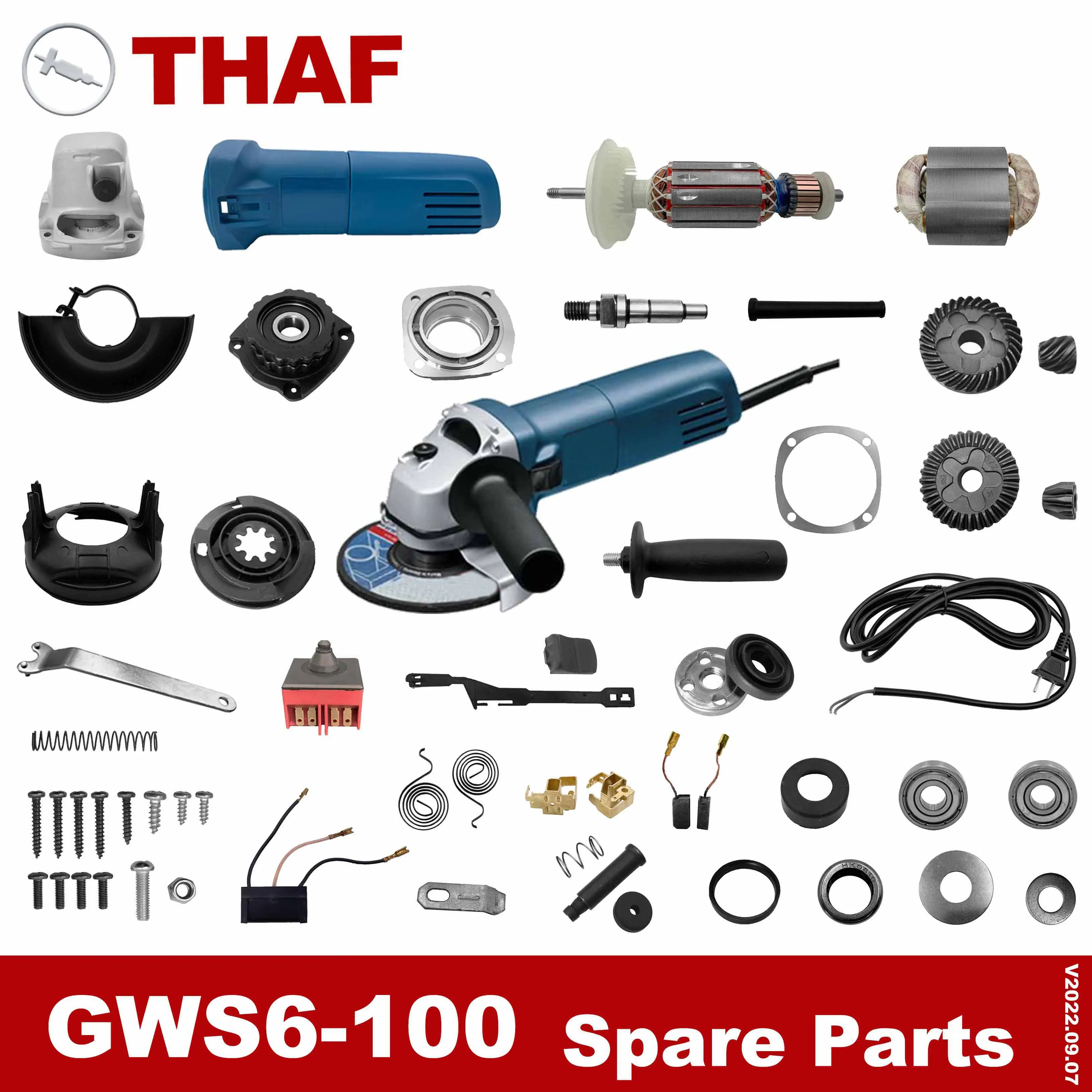 AC220V-240V المحرك الدوار مرساة الموالي استبدال بوش زاوية طاحونة GWS6-100 GWS6-115 GWS6-125 GWS6000 GWS6600 GWS6700