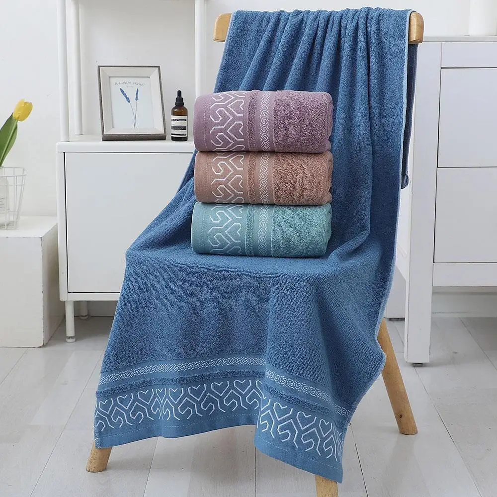 

1 Pcs 70*140cm Skin Friendly For All Ages Bath Towel Soft Bathroom Towel Cotton Bath Towel Comfortable Absorbent Bath Towel
