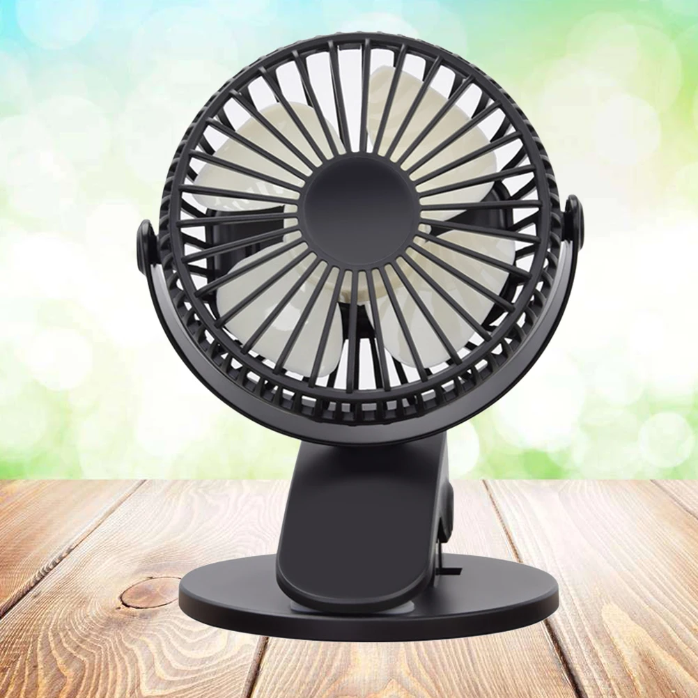 

360 Degree Rotation Mini Clip Adjustable Quiet Small Personal Portable Usb Fan For Baby Stroller Tent Dorm Bed Office Outdoor