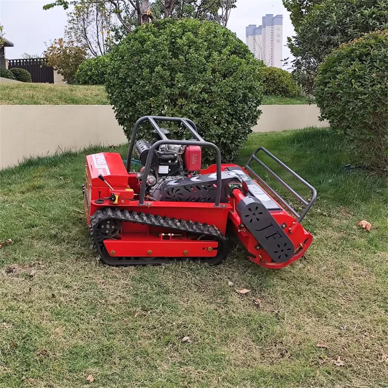 جزازة العشب الآلية التي يتم التحكم فيها عن بعد مع مسار دوران صفر، جزازة العشب عالية الكفاءة، شهادة CE EPA