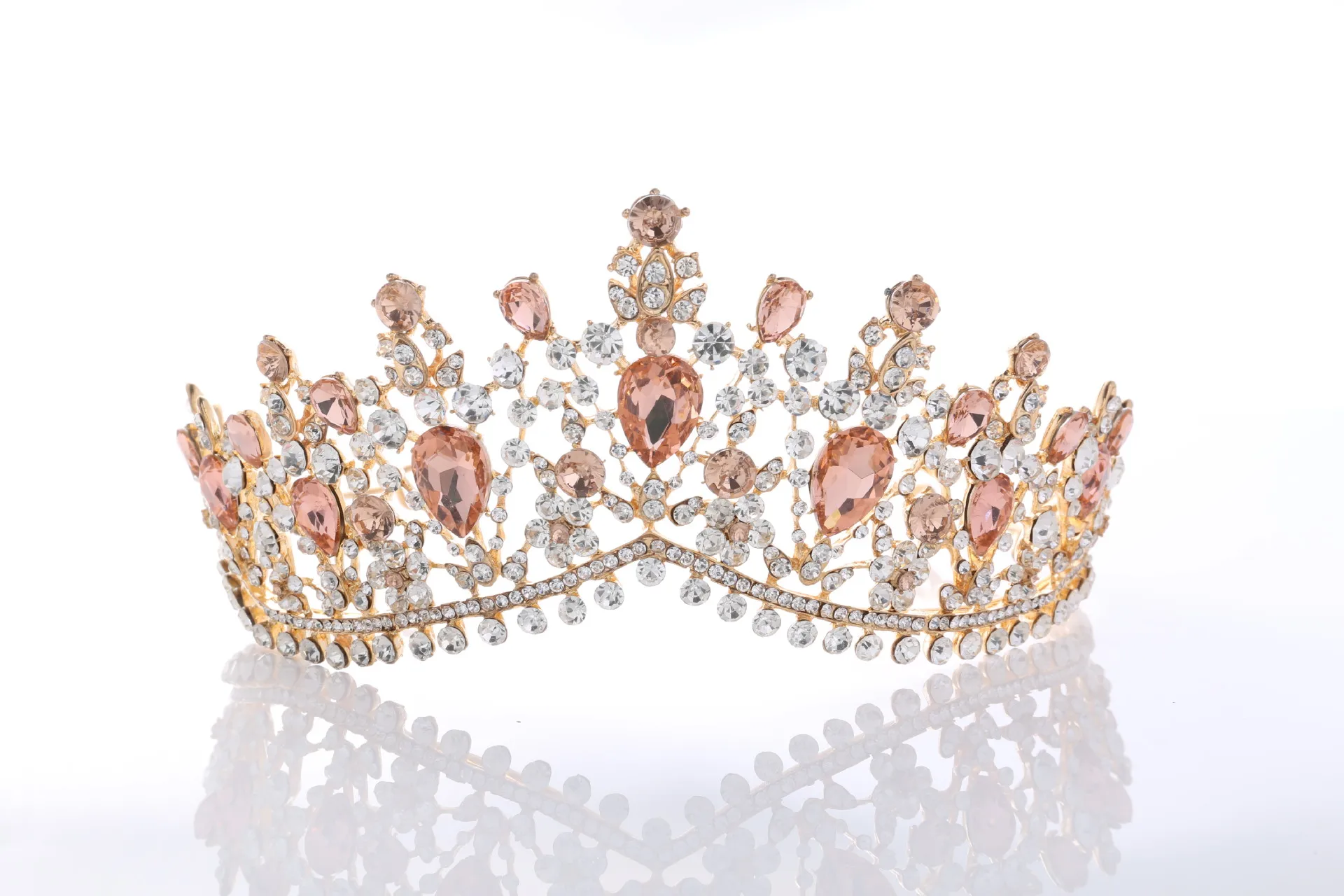 

A Crystal Bridal Crown Headpiece and Hair Accessory