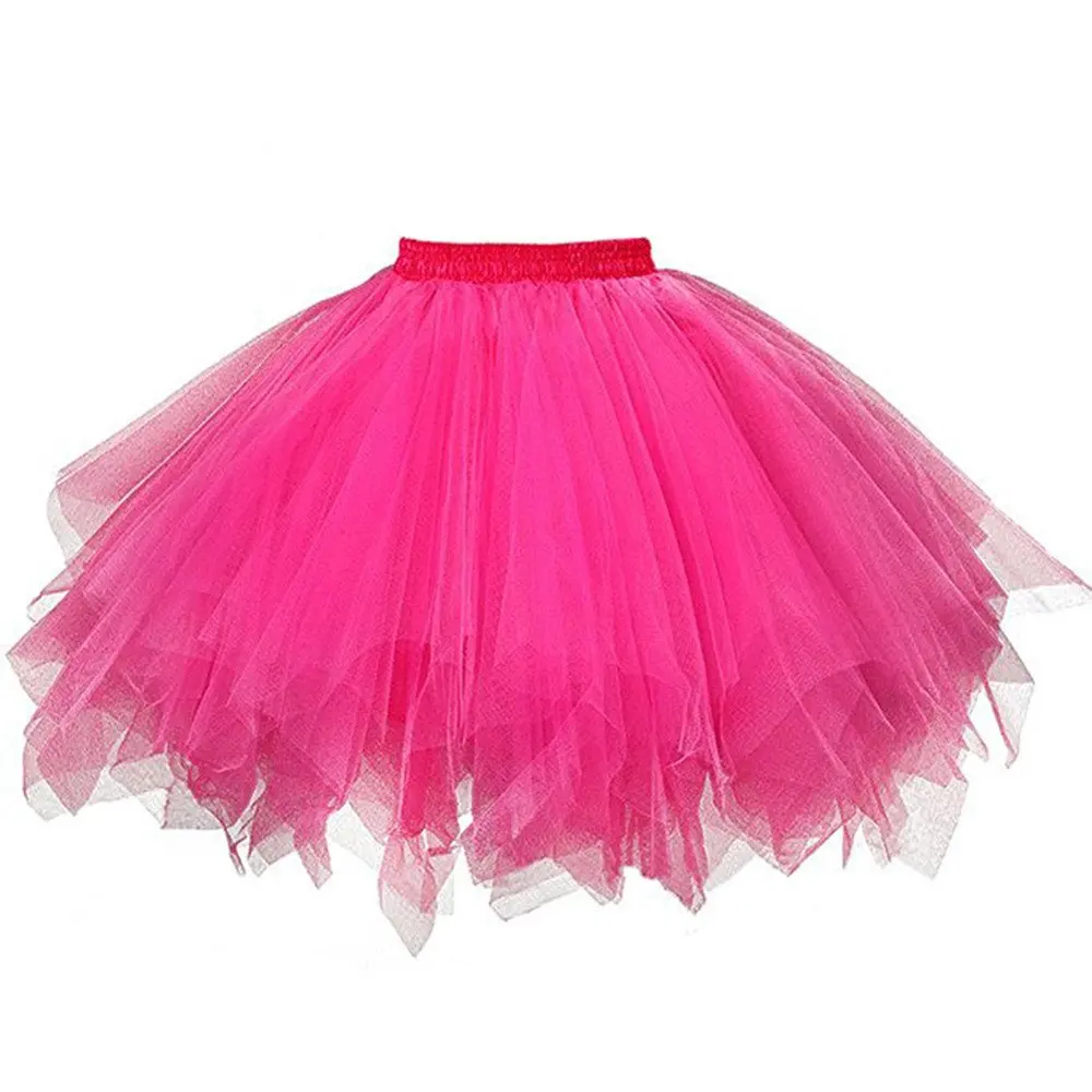 Fashion New Women\'s Tutu Skirt Rockabilly Petticoat for Carnival Costumes Tutu Underskirt Adul tDance Skirt Ballet Skirt Cosplay