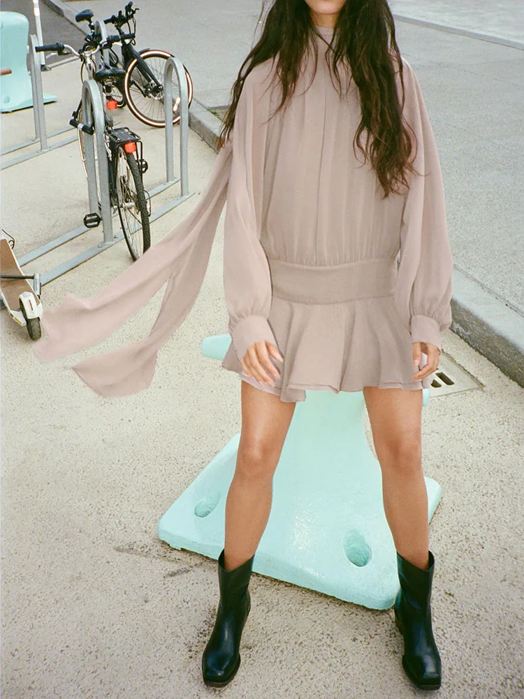 Sweet Ele Knot ort Dr 2025 Inverno Nuovo arrivo Faion Gonna casual a trapezio da donna Lunga Sve Slim Fit