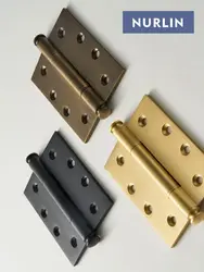 Nurlin Solid Brass Thick And Sturdy Door Gate Hinge Matte Brass Antique Brass Black Single Piece Price