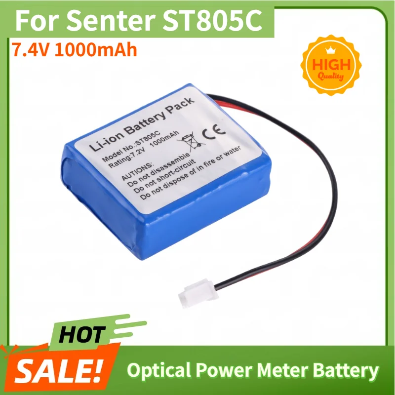 

High Quality Battery for Senter ST805C Optical Power Meter Brand New 7.4V 1000mAh Replacement Battery