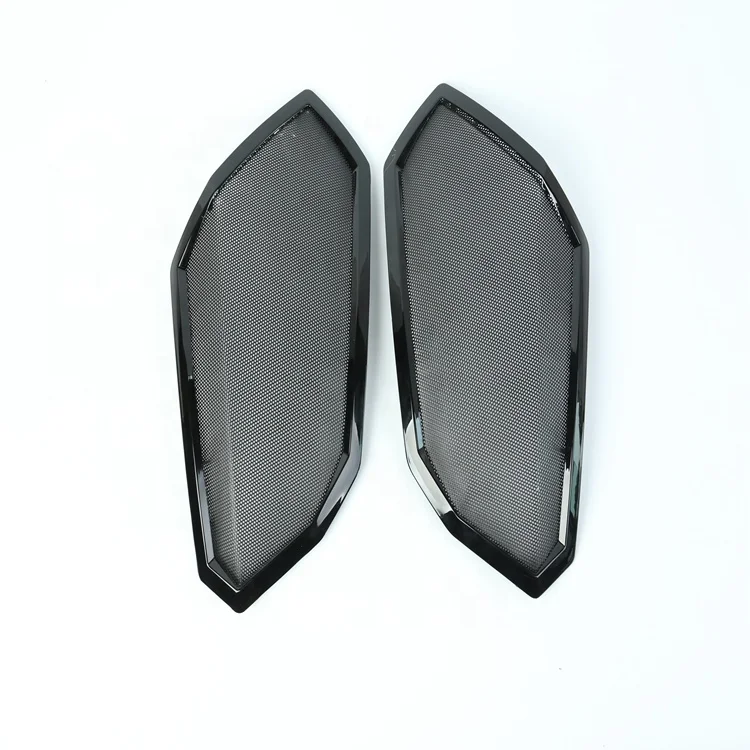 Accessories for Motorcycles Vi ctory Cross Country Tour Saddlebag Black Audio Lid Grill Inserts