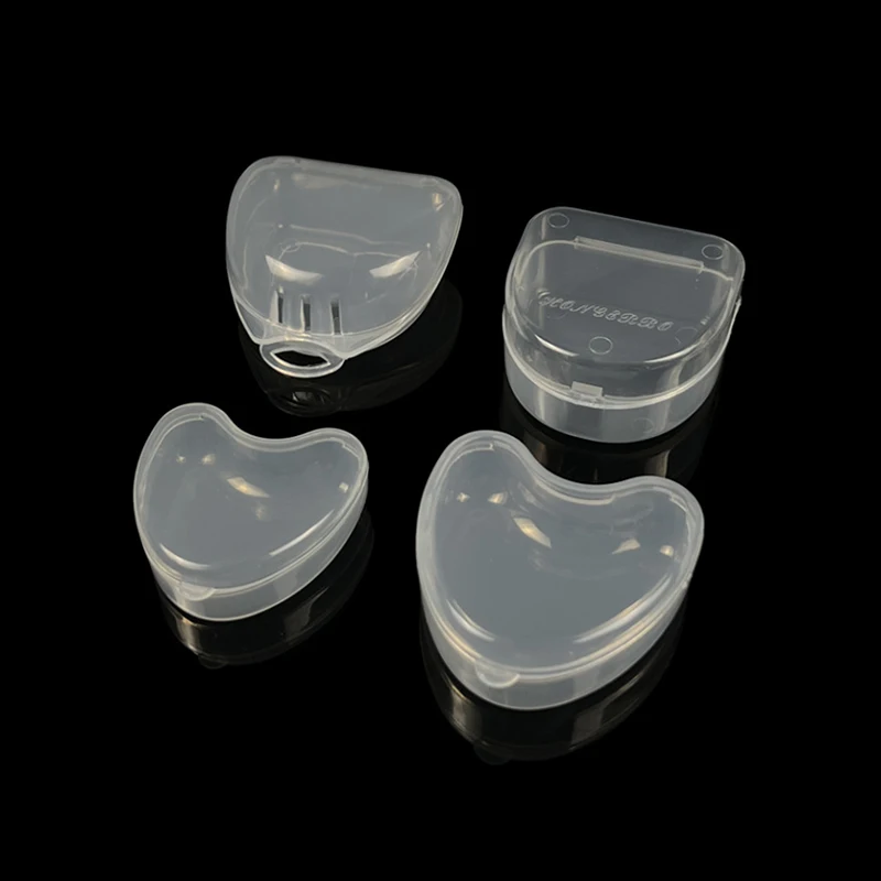 Dental Retainer Orthodontic Mouth Guard Container Plastic Oral Hygiene Supplies Tray Dental Appliance Case Protecting Braces