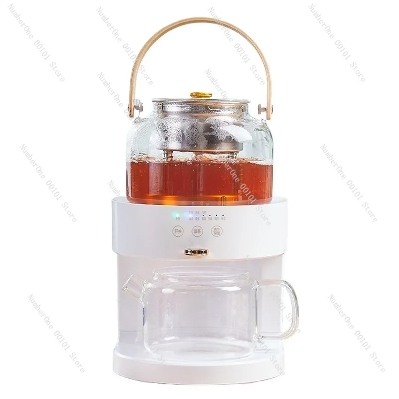 Fully Automatic Steam Tea Brewer, Intelligent Integrated Health Kettle with Multi-function Tea Extraction System