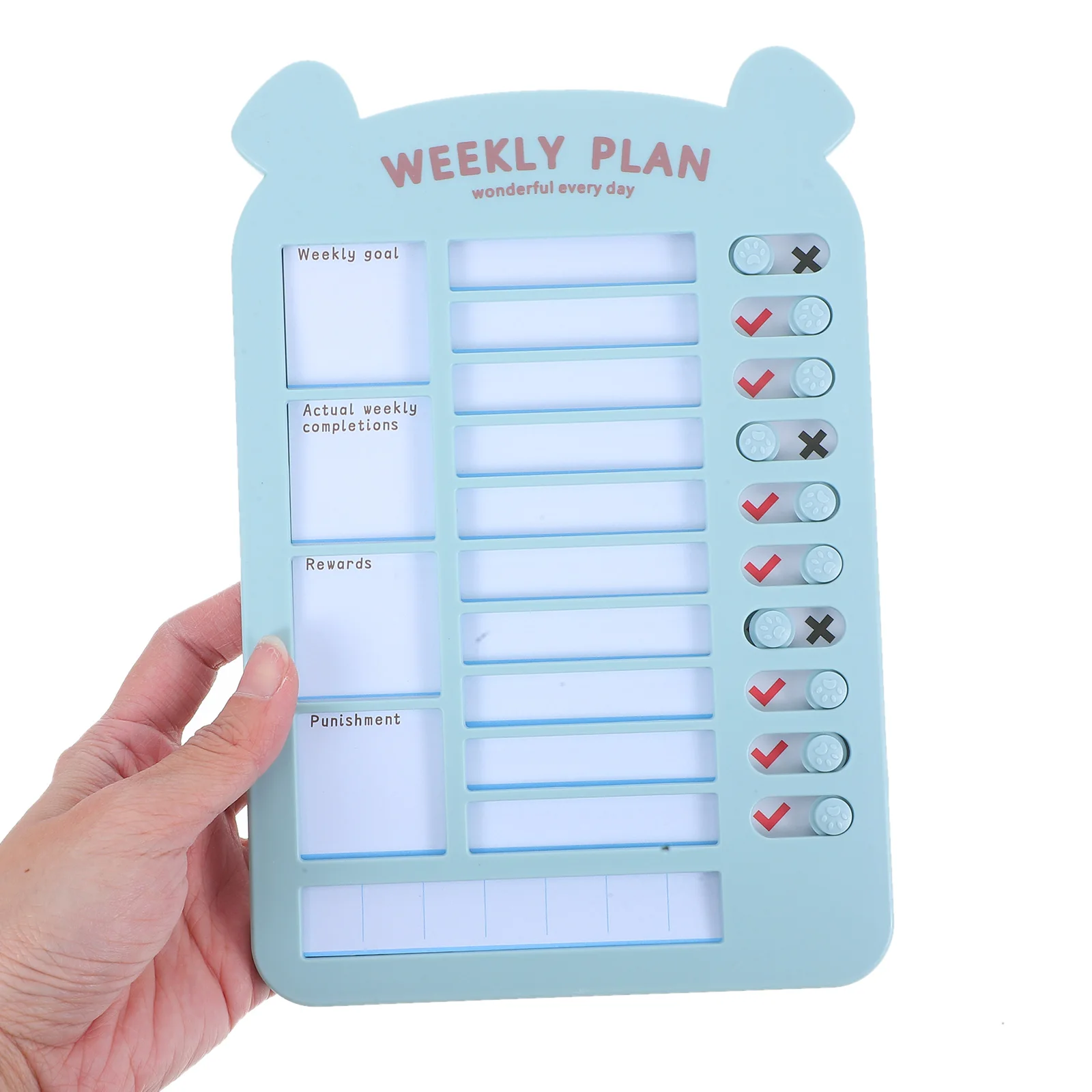To-do List Board Self-discipline Checker Tracker Habit Daily Routine Chart Planning Boards for Kids