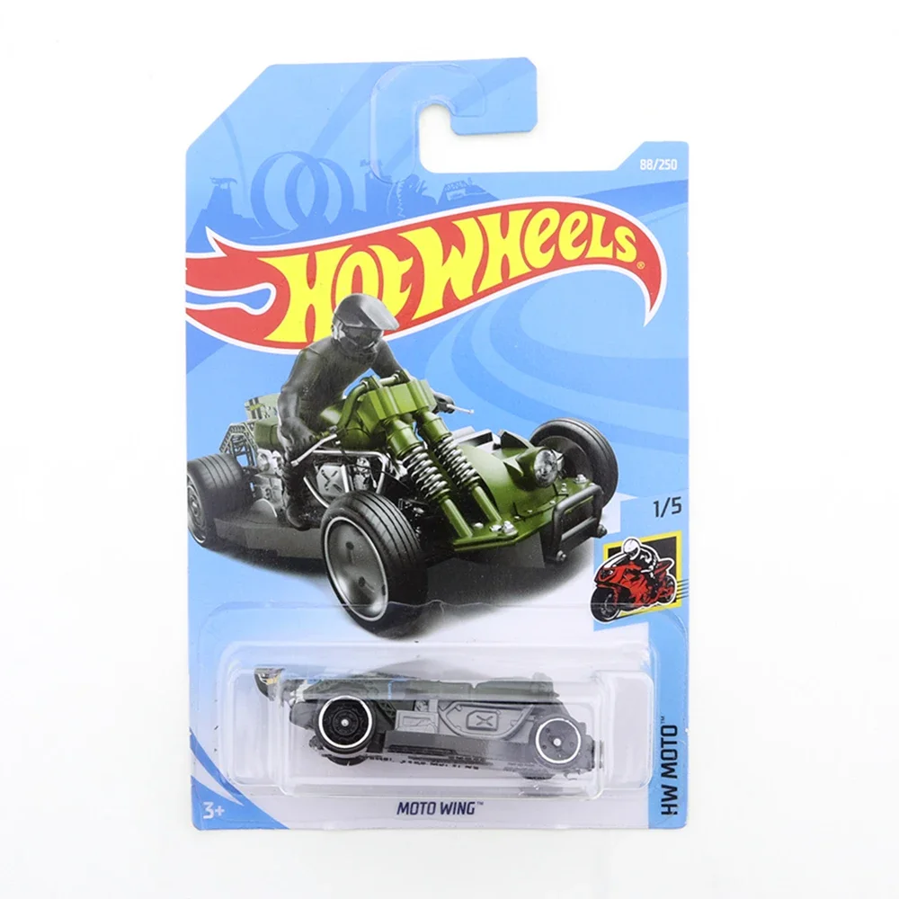 2019-88 2020-96 MOTO WING Original Hot Wheels Mini Alloy Coupe 1/64 Metal Diecast Model Car Kids Toys Gift