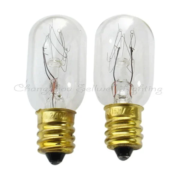 

2025 Miniature light e12 t20x48 240v 15w A073 GREAT 10pcs