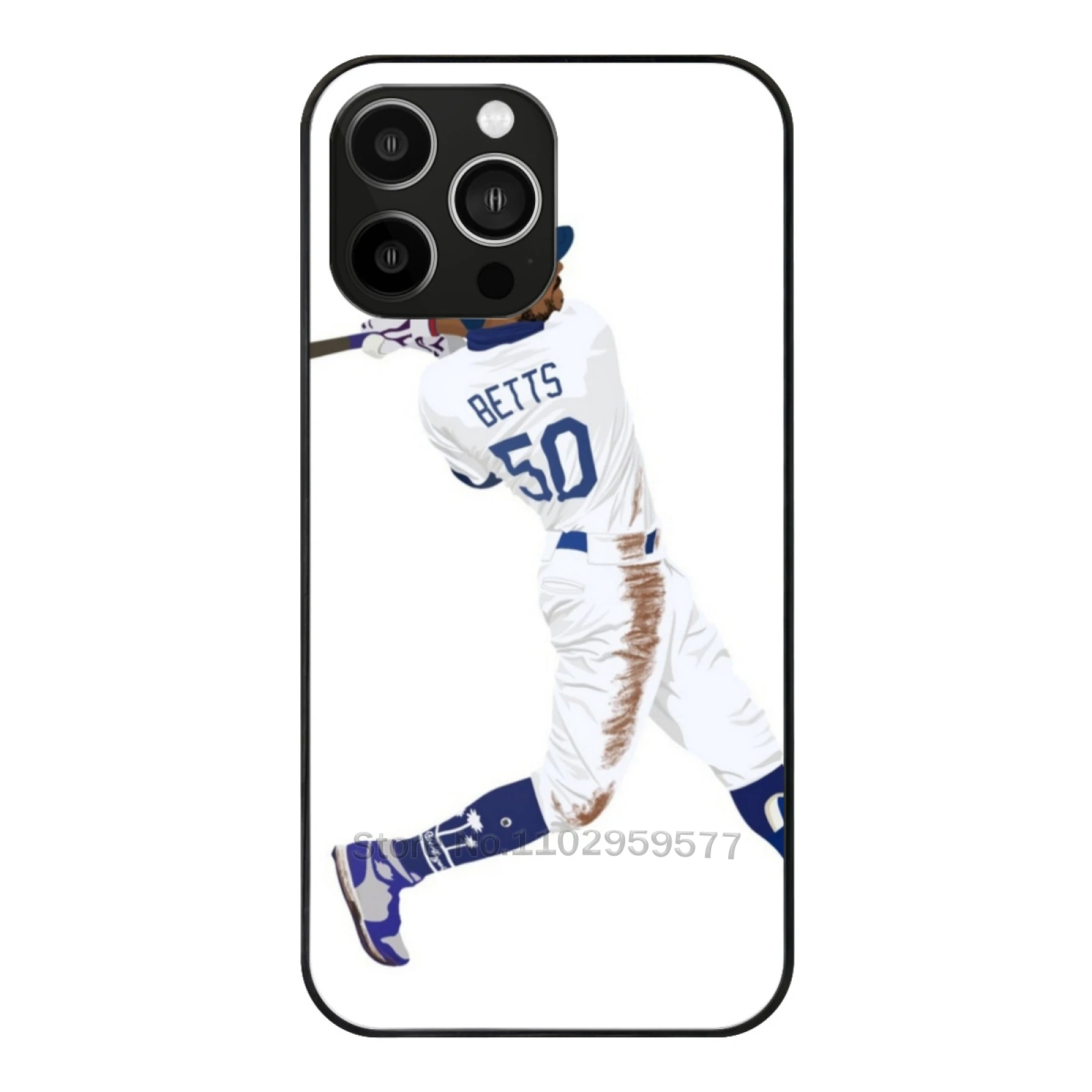 Mookie Betts Hr Soft Glass Case For Iphone 15 14 13 12 11 Pro X Xs Xr 7 8 Max Mini Cover Mookie Betts Mookie Betts Batts Mook