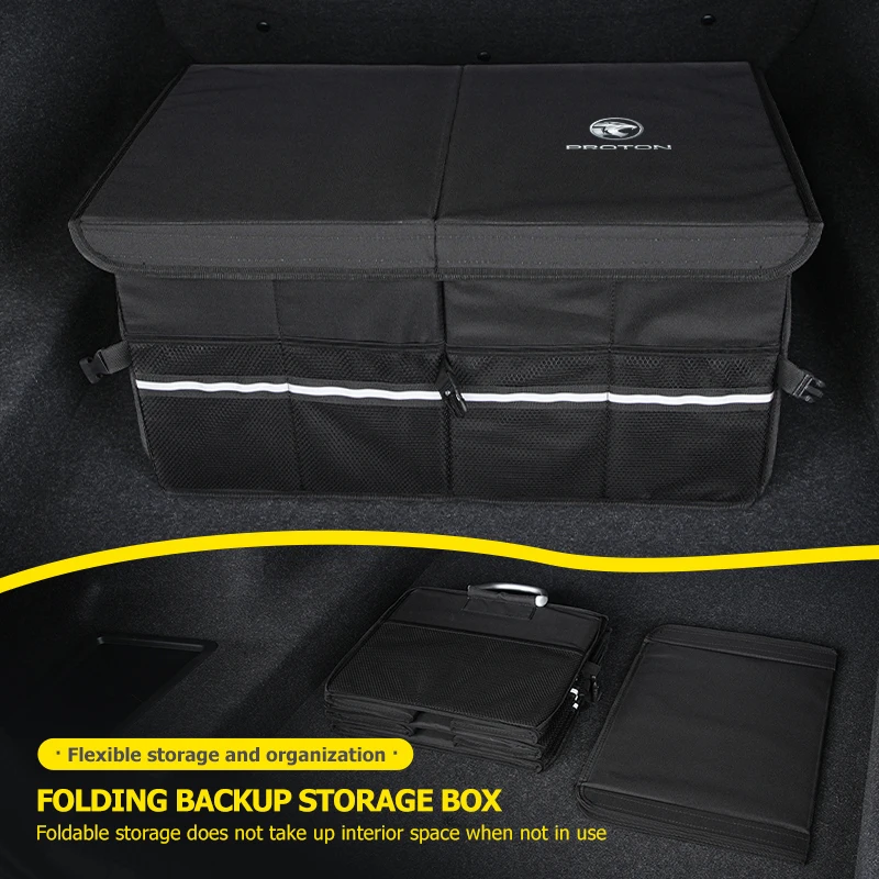 

Car Travel Large Capacity Portable Folding Storage Handle Bag For Proton X50 X70 SUPRIMA S SAVVY SATRIA SAGA PREVE IRIZ Waja