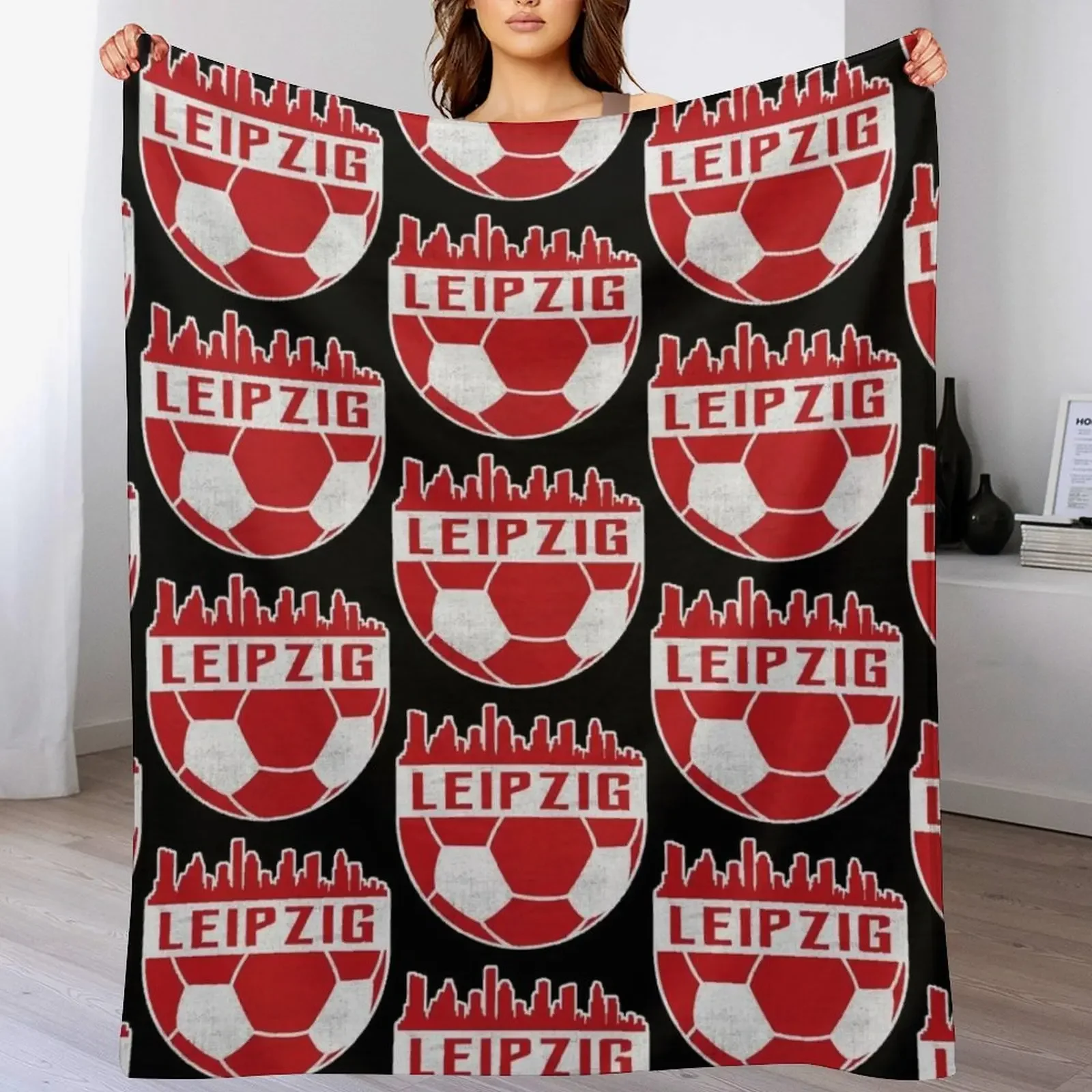 Leipzig Fu?ball Fussball Fu?ballverein Throw Blanket Luxury St Thermals For Travel Polar Stuffeds Blankets