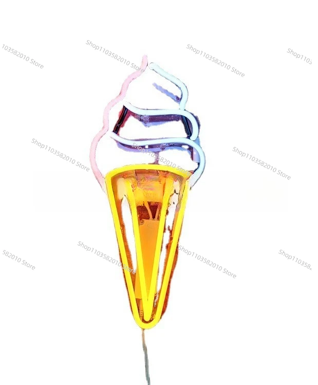 Ice cream light, Ice cream neon light, ice cream neon light