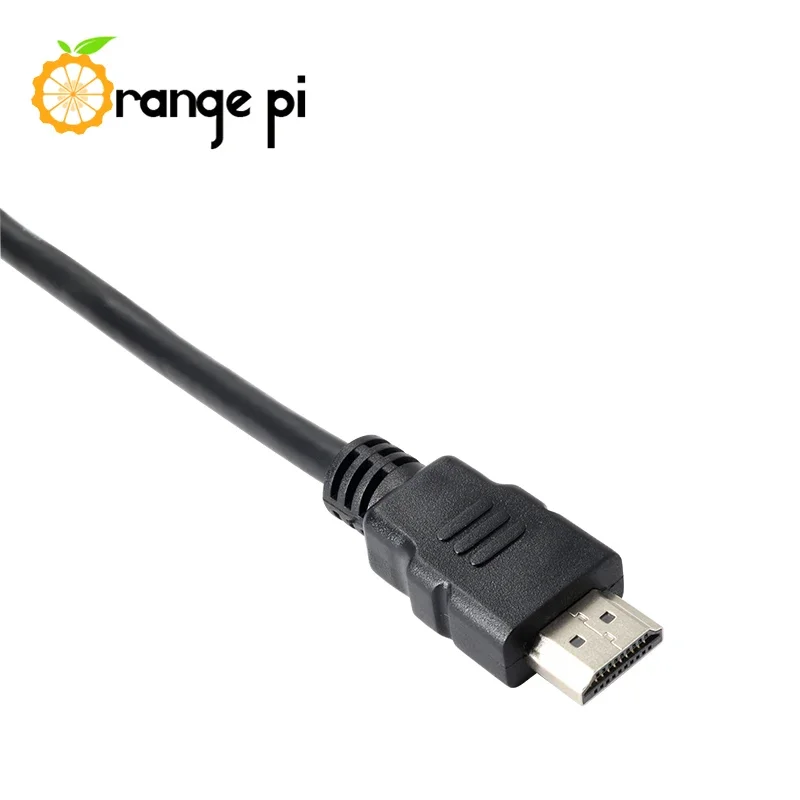 Orange Pi HDMI HD Cable, 1.5M 4K Resolution High Speed Audio Video Transmission Pure Copper Conductor Line