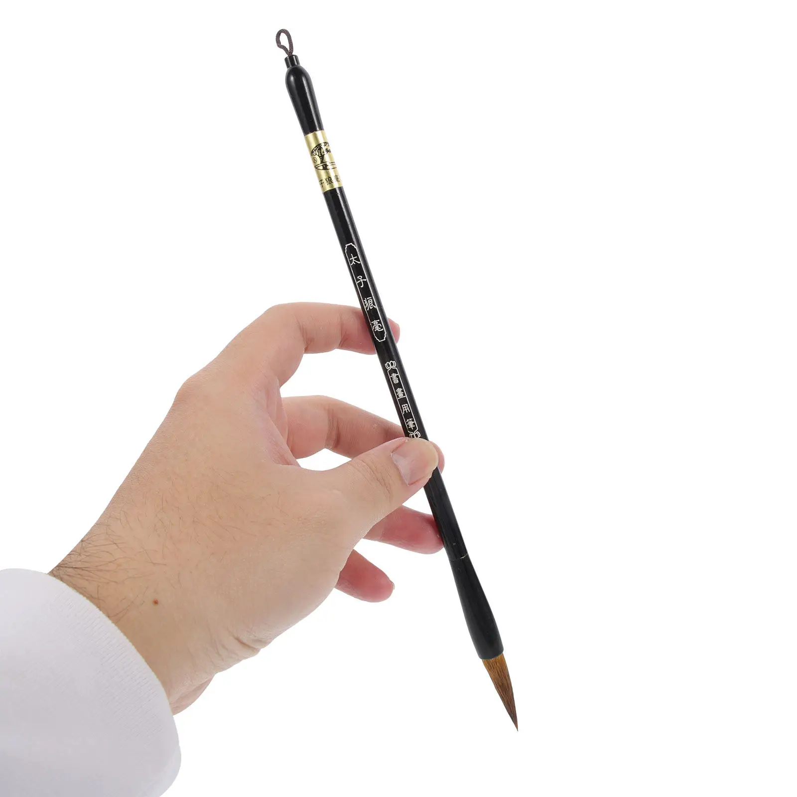 1Set Wolf Hair Calligraphy Brush Pen Set Sturdy Smooth Writing Non-Shedding for Beginners Advanced Learners Watercolor Painting view 3