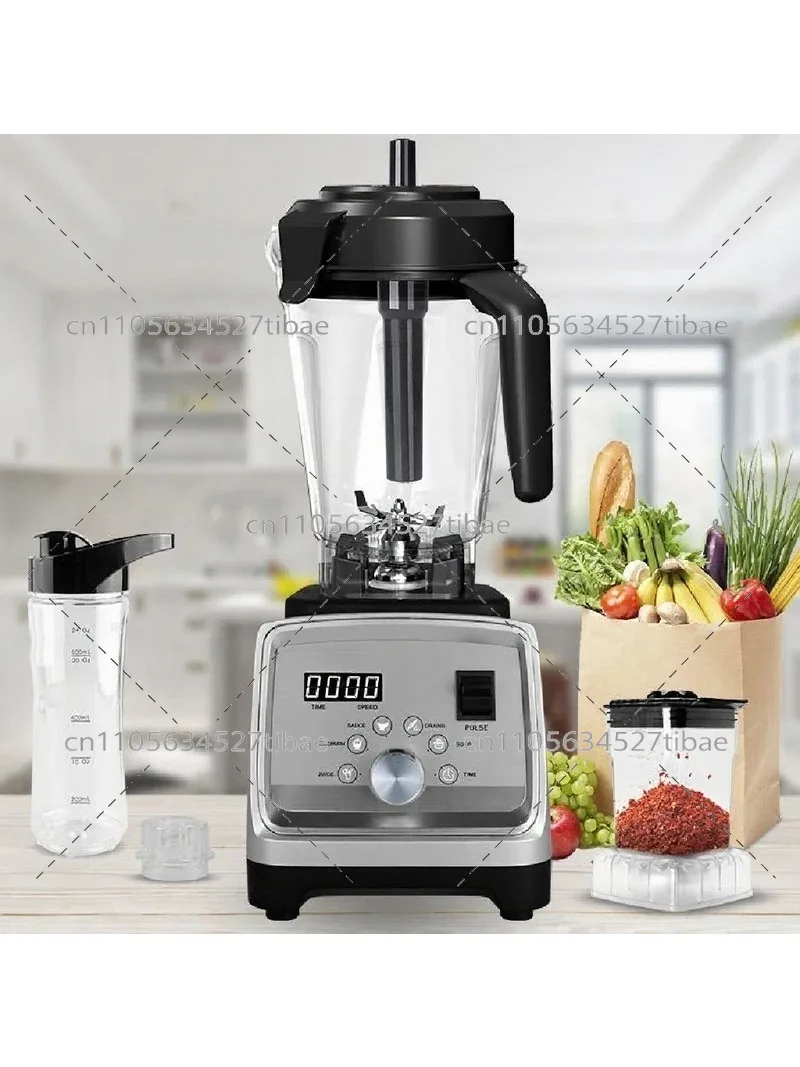 4200ML 3-in-1 Multifunctional Food Processor, High Power Grinder Blender, Commercial Smoothie Maker, Kitchen Appliance