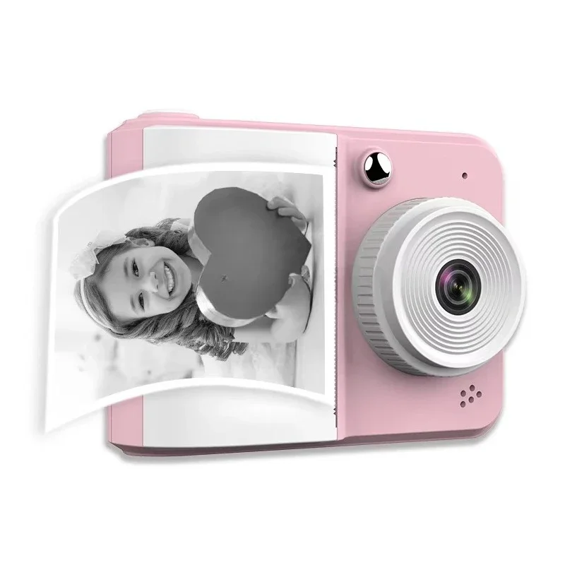 Instant Printing Camera Toys Children's Digital 200DPl 2.4 Pixels 1080p
