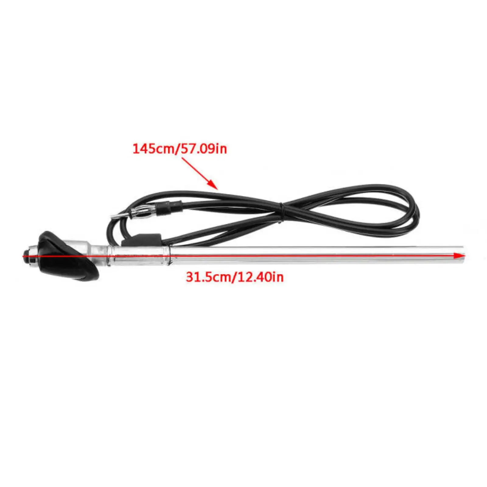 Fender Mounted Manual Push Down Antenna Replacement for Toyota Landcruiser 80 Series HDJ80 HZJ80 FZJ80 AP77 ZPN-01502 Telescopic