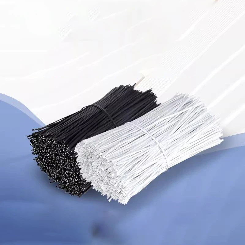 Flat electroplated galvanized wire, wrapped plastic iron wire, cable tie, wire organizer, garden branch fixing and binding strap