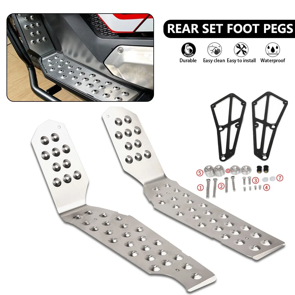 

X-ADV X ADV750 X-ADV750 2022 2023 2024 Foot Plate Board Pedals Footrest FootBoard For Honda XADV 750 2017 2018 2019 2020 2021