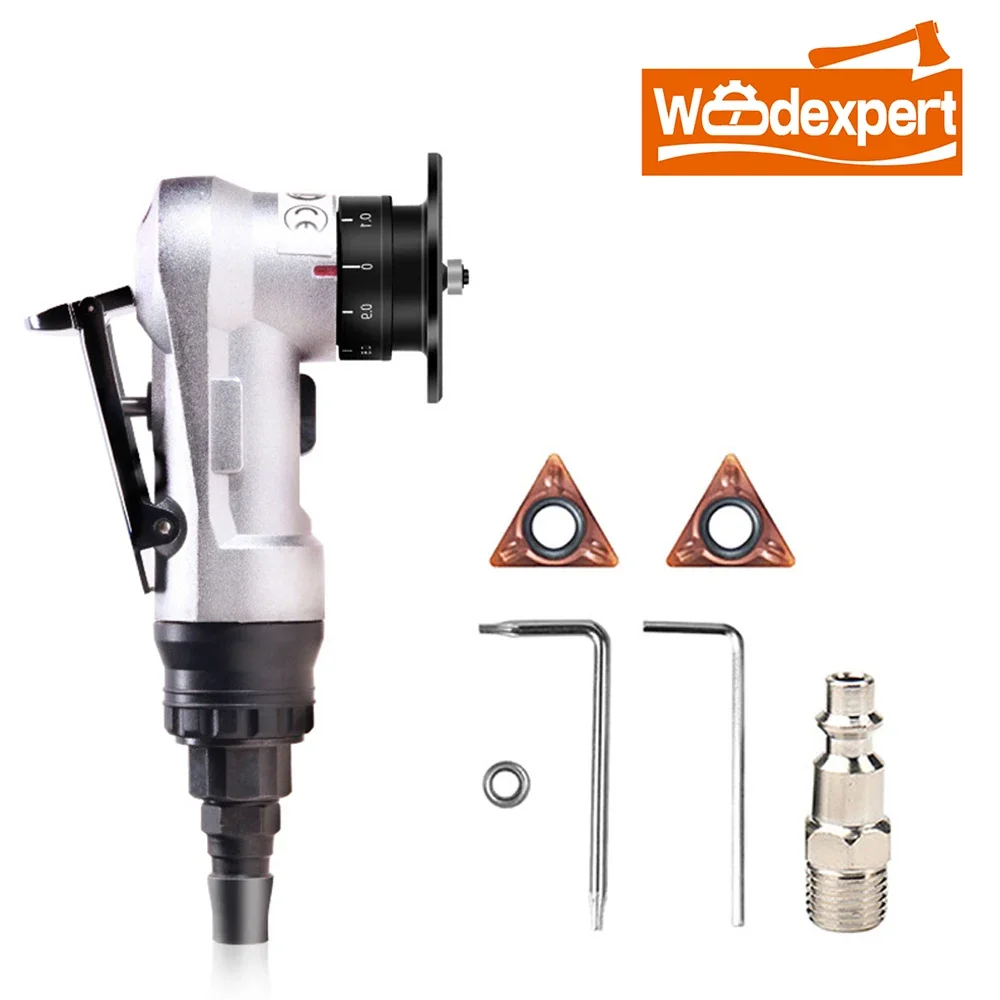 Portable Pneumatic Chamfering Machine Mini 45° Chamfer Tool Mini Handheld Arc Air Beveling Machine for Trimming and Deburring