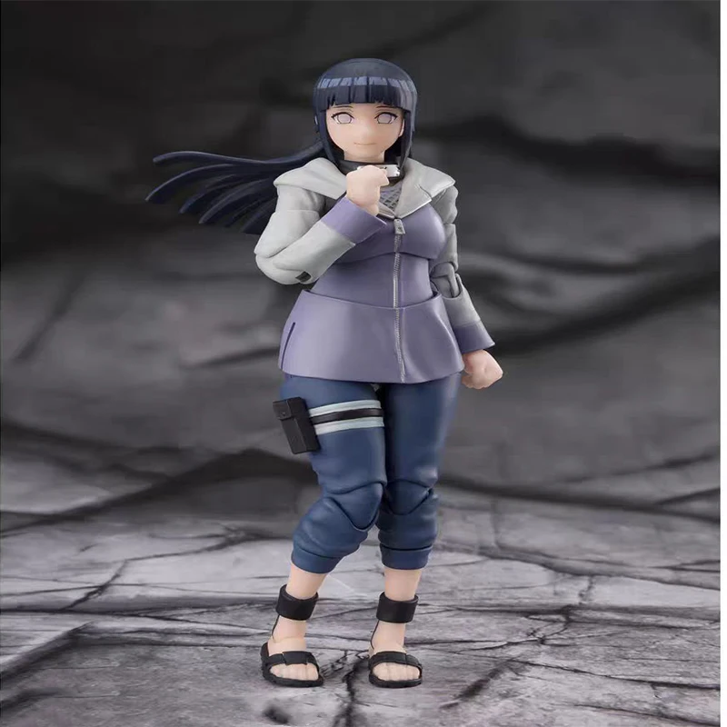 

Bandai S.H.Figuarts SHF Naruto Shippuden Hinata Hyuga Virtuous Byakugan Anime Action Figure Model Toys Collection Gifts In Stock