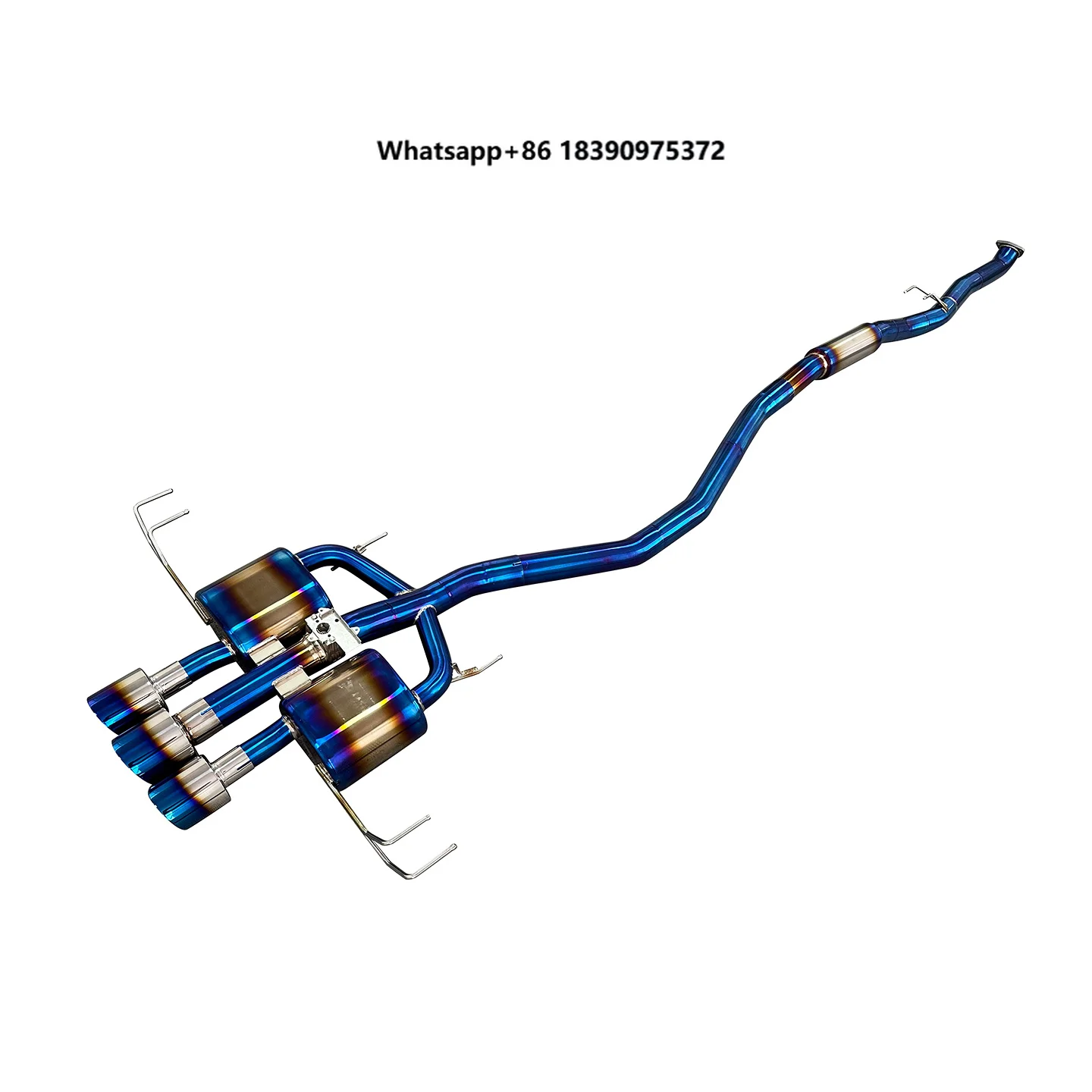 Factory Titanium Valved Axleback Exhaust System for  Civic Type R FL5 Remote Control Performance Muffler Pipe
